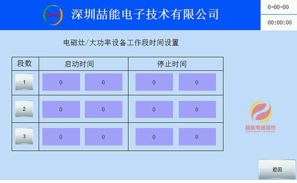 時(shí)間段設置